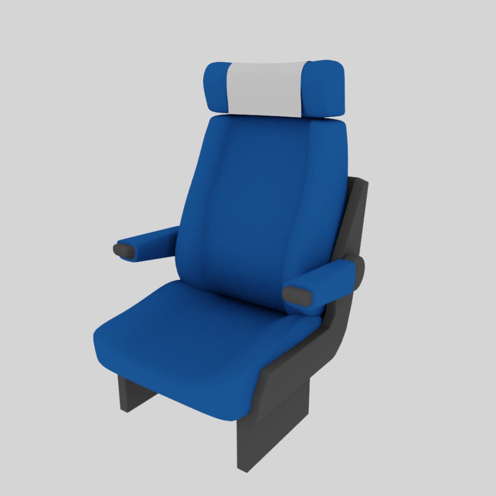 Train seat preview image 4